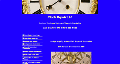 Desktop Screenshot of clockrepairrochdale.com