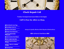 Tablet Screenshot of clockrepairrochdale.com